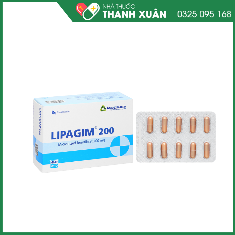 Lipagim 200 trị tăng mỡ máu như tăng Triglycerid, tăng Lipid hỗn hợp